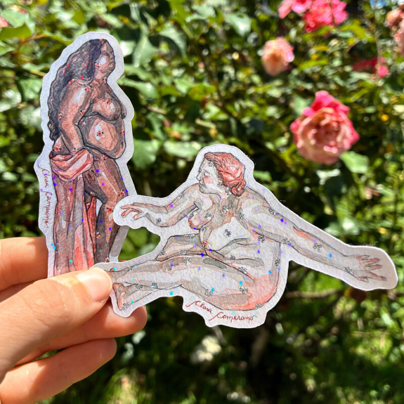 Kit 2 Adesivos Holográficos