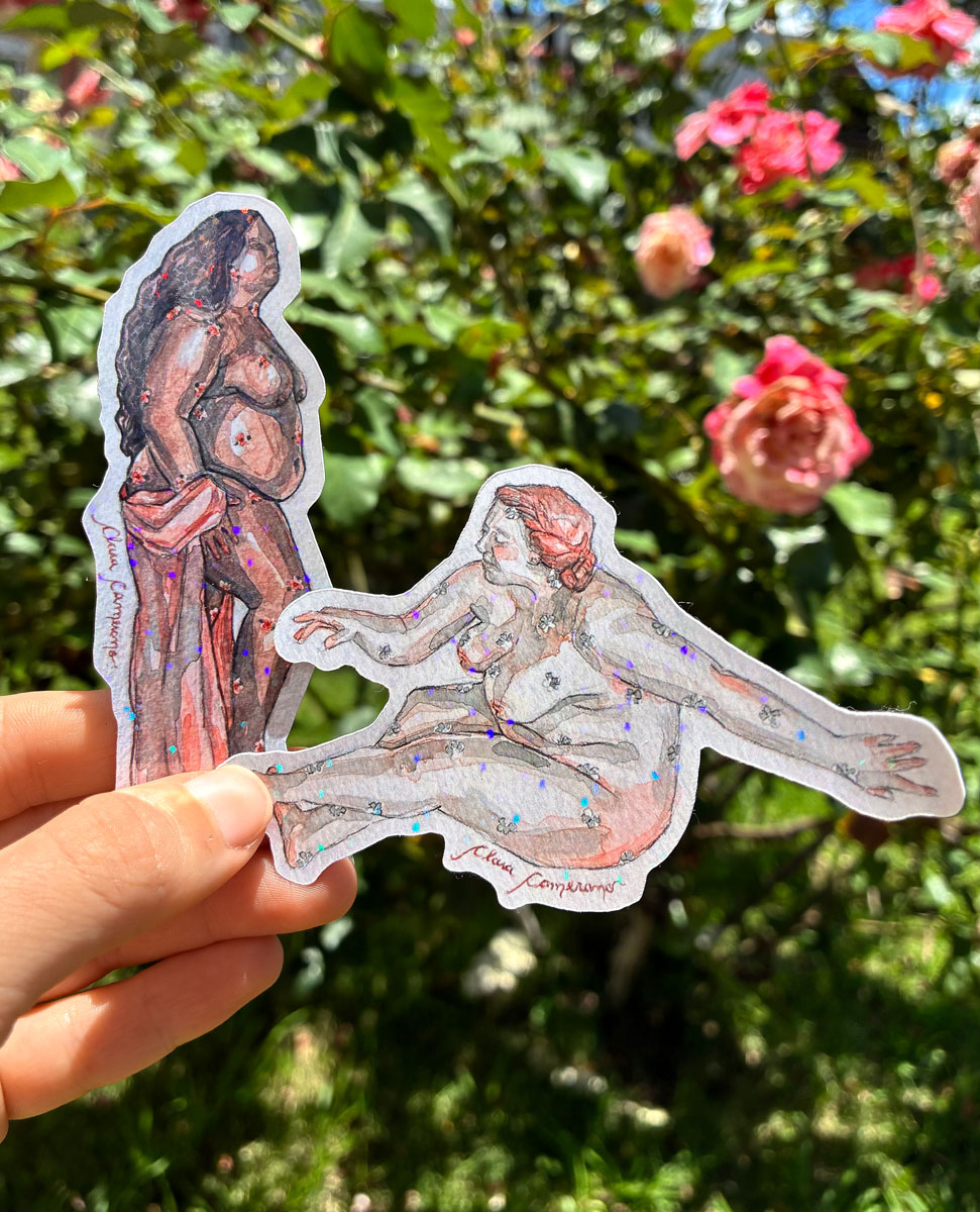 Kit 2 Adesivos Holográficos