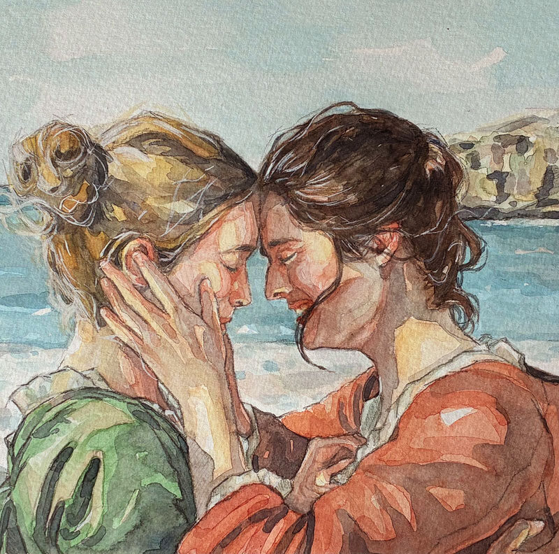 Mulher em Chamas (Print)