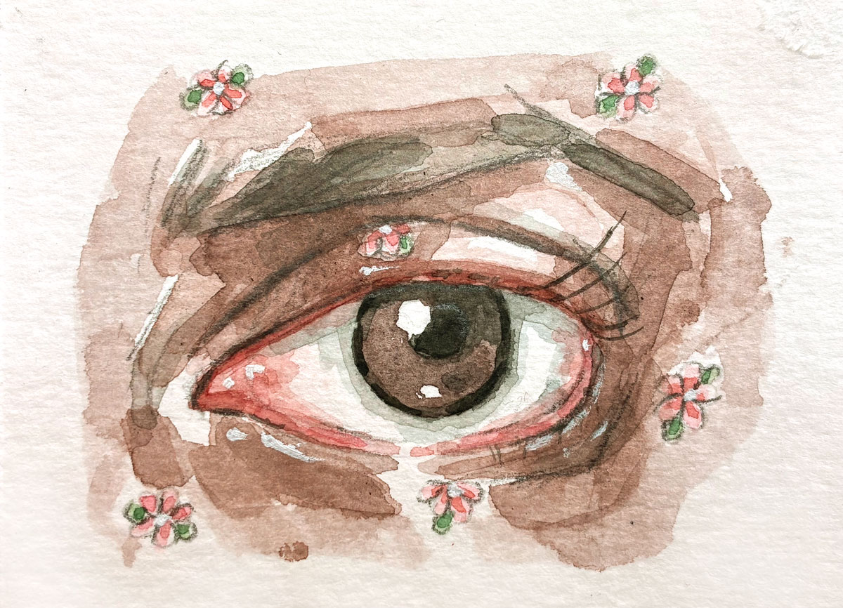 Olho Castanho Escuro (Original)