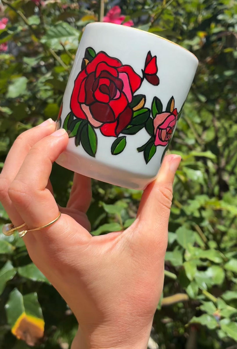 Vela Artesanal Flor de Cerejeira (Última Peça) - Imagem 4