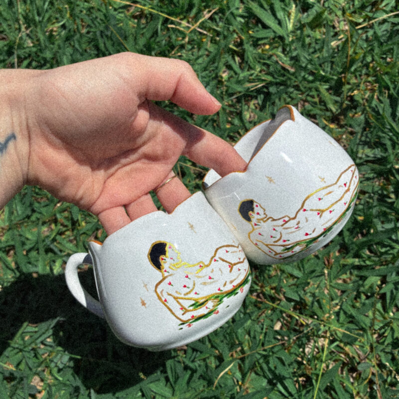 Chá Mágico (Xícara + Pires)